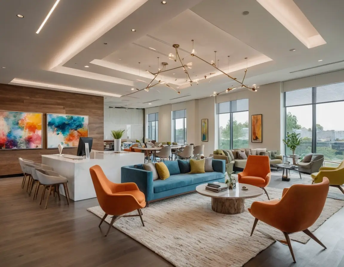 Private office with unique design
